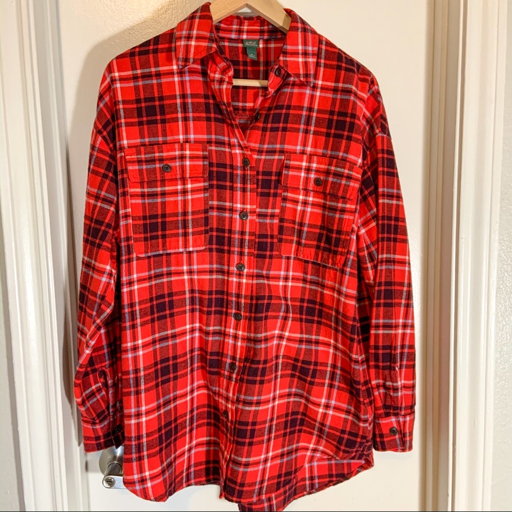 Oversized Long Sleeve Flannel